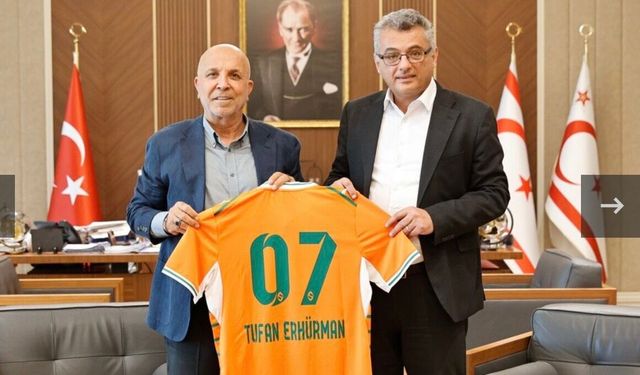 ALANYASPOR’DAN KKTC CUMHURBAŞKANI’NA ZİYARET
