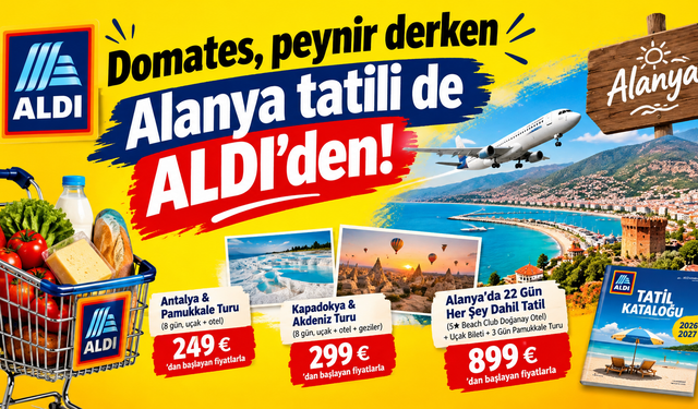 Alanya’da 22 gün tatil, Almanya’da bir market alışverişi kadar mı?
