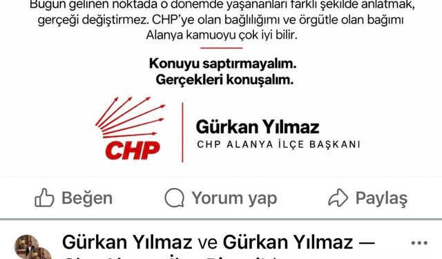 Manşet Alanya Yazdı, 6. Ok Geri Döndü: İlçe Başkanından Jet Hızında "Ok" Operasyonu!