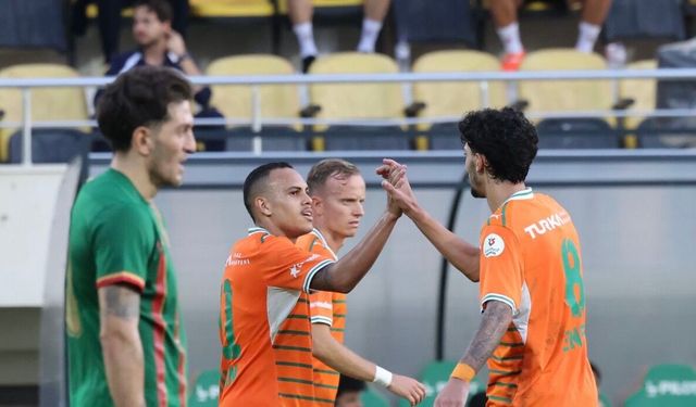 ALANYASPOR’DAN AMEDSPOR’A 4 GOLLÜ GALİBİYET!