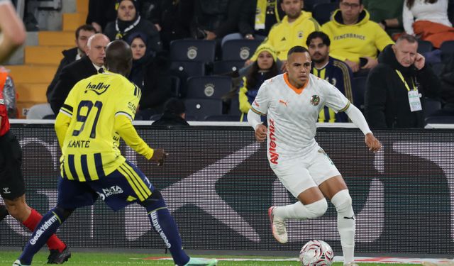 ALANYASPOR, FENERBAHÇE DEPLASMANINDA YIKILDI! 3-0