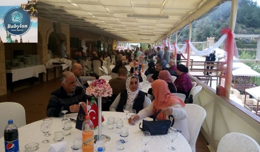 Babylon Alanya- Irak Turizm Acentası kuruluşu kutladı. Alanya Türkler cennet vadisinde düzenlenen partiye Alanya&#039;da yaşayan Iraklı aileler katıldı.