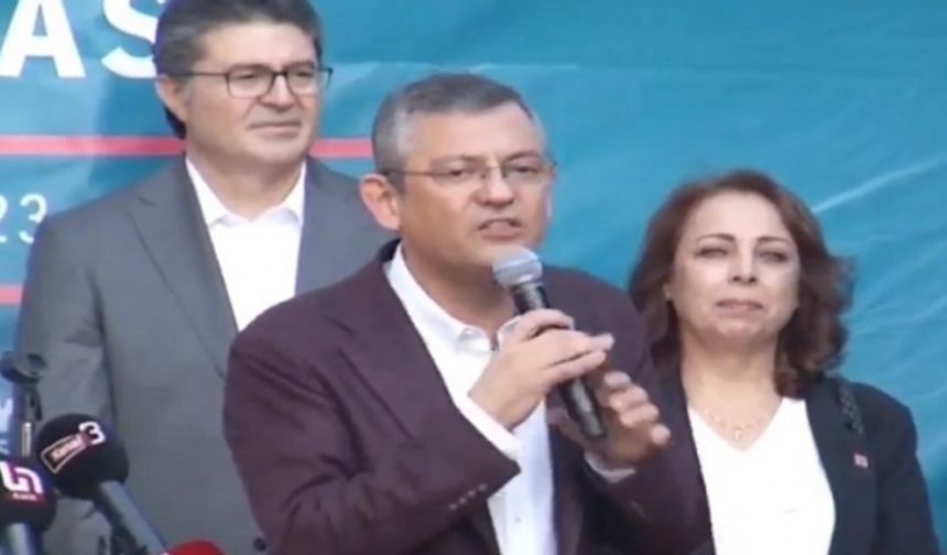 CHP LİDERİ ÖZGÜR ÖZEL, ANTALYA'DA KONUŞTU. İŞTE KONUŞMASI!