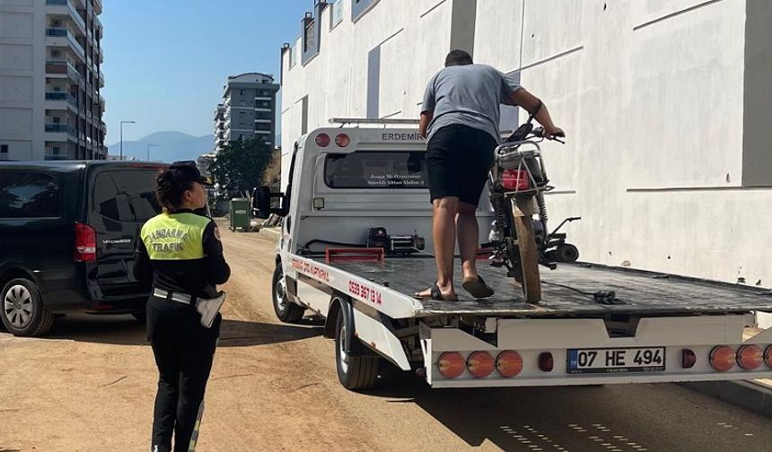 11 Motosiklet Trafikten Men Edildi