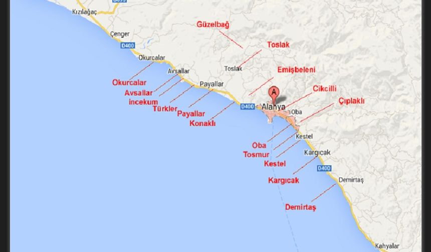 Alanya’nın Mahalle Nüfusları: 5 Binin Üzerindeki Mahalleler Hangileri? İşte mahalle nüfusları.