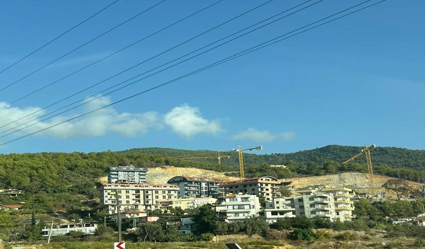 Sezon uzadı, Alanya'da inşaat süresi de uzadı