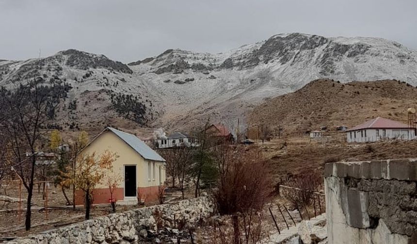 Alanya Gökbel Yaylası’na Mevsimin İlk Karı Düştü