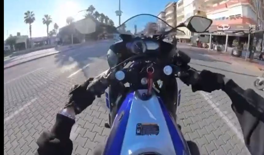 Alanya’da Motosiklet Şovu Kazayla Sonuçlandı