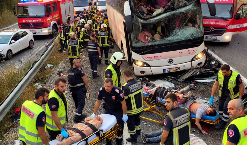 Gazipaşa’da Can Pazarı! Otobüs Şarampole Uçtu, 8’i Çocuk 33 Yaralı