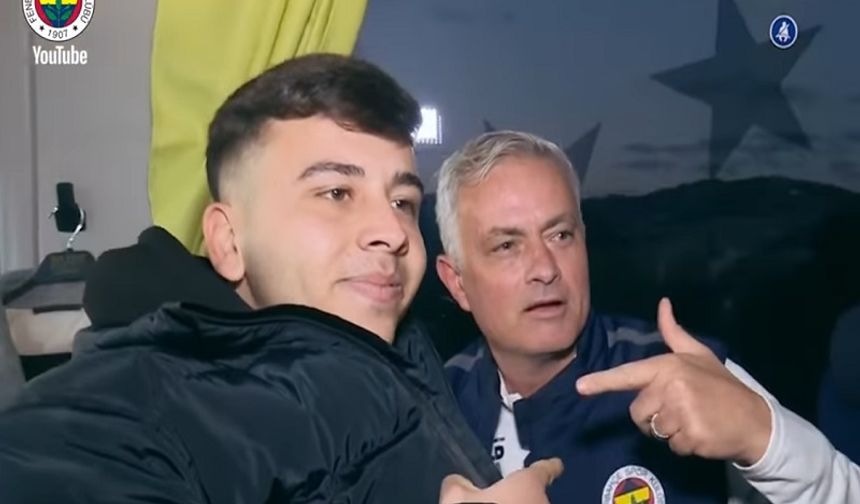 Alanyalı Gencin Hayatının Anı: Mourinho’nun Sürpriziyle Yıldızların Arasına Girdi