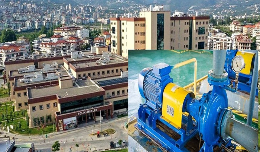 Alanya Eğitim Araştırma Hastanesin Altından Su Çıkıyor! Yeni Pompalar İçin İhale Düzenlenecek