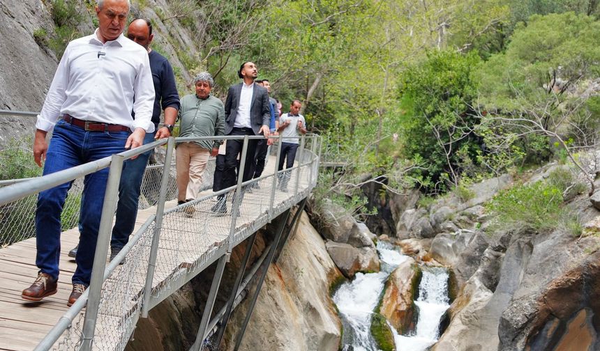 Alanya Belediyesi’nden Sapadere Kanyonu’na Can Suyu