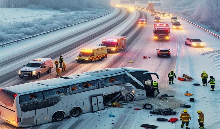 Alanya’dan Ankara’ya Giden Otobüs Afyon’da Devrildi: 1 Ölü, 25 Yaralı