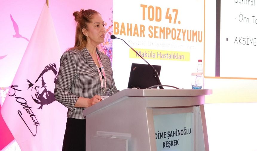 ALKÜ Göz Hastalıkları Başkanı Prof. Dr. Keşkek, Türk Oftalmoloji Sempozyumu’nda Konuştu