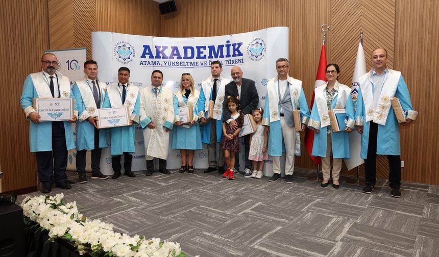 ALKÜ’nün 10. Yılında Bilim Yolculuğuna Onurlu Bir Durak: Akademik Başarılar Taçlandı