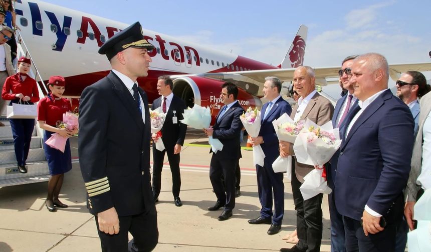 Alanya ile Astana Arasında Tarihi Havayolu Bağlantısı Kuruldu