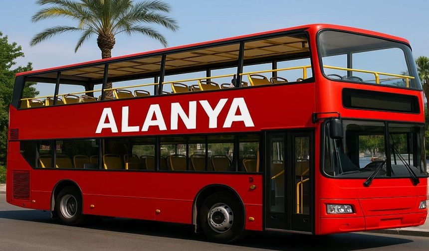 Alanya’ya Çift Katlı Otobüs Dönemi Başlıyor