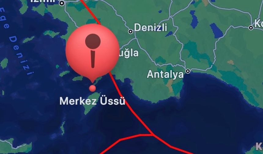 #sondakika Marmaris Açıklarında 5.8’lik Deprem: Alanya Uyandı