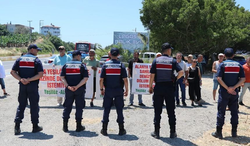 Alanya Yeşilöz’de Aytemiz Dolum Tesisi’ne Karşı Keşif Günü: Mahkeme Heyeti Sahadaydı, Güvenlik Üst Seviyedeydi