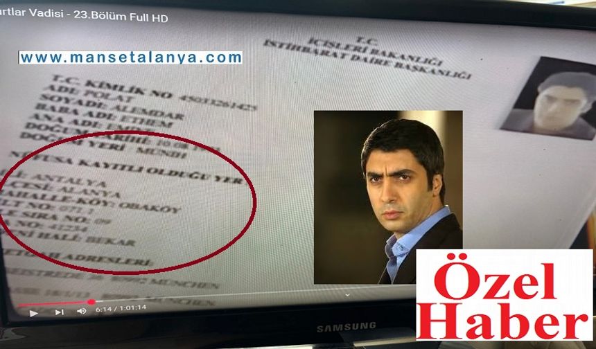 Polat Alemdar’ın Nüfus Kaydı Alanya Oba Köyü’nde Çıktı!
