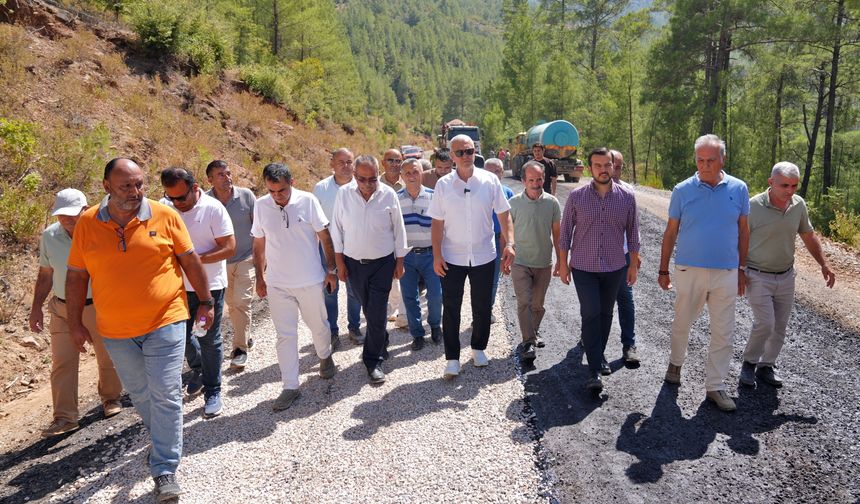 Alanya’da Yılların Çilesi Sona Eriyor: Dağdere Yolu Asfalta Kavuşuyor