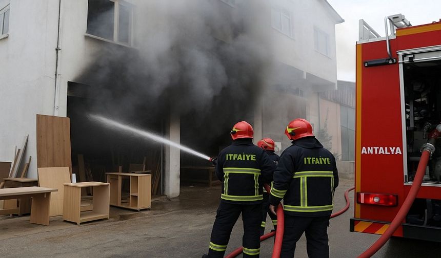 Alanya Kestel’de Korkutan Yangın: Can Kaybı Yok