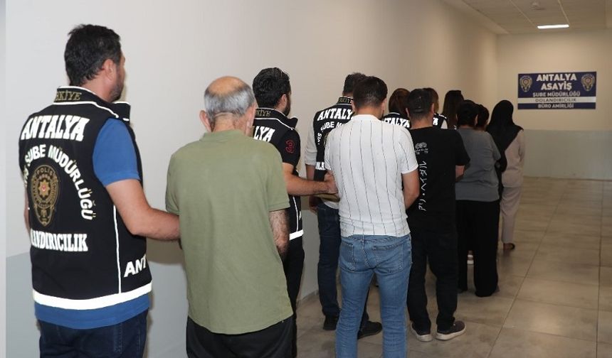 Antalya Emniyeti’nden Suçlulara Darbe: 1 Haftada 225 Tutuklama