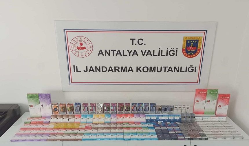 Alanya’da Kaçak Sigara Operasyonu