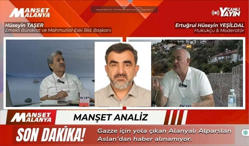 Canlı Yayında Duyurdular: Alanyalı Esnaf Gazze Yolunda Kayıp!
