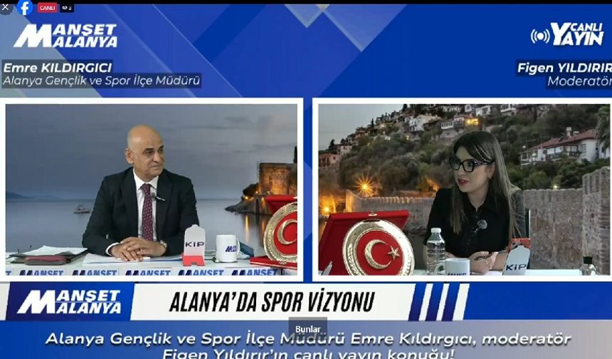 Canlı Yayın-Alanya'da Spor Vizyonu