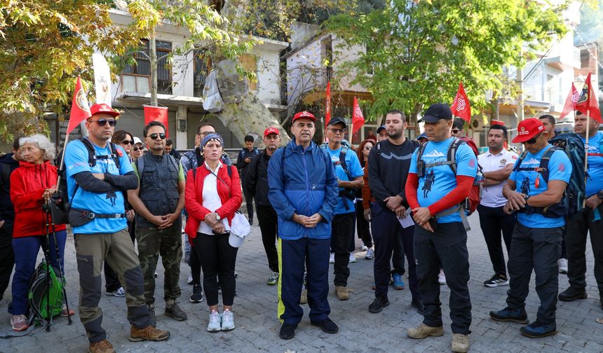 ALANYA KEYKUBAD GÖÇ VE KERVAN YOLLARI PROJESİ'NİN İLK YÜRÜYÜŞÜ YAPILDI