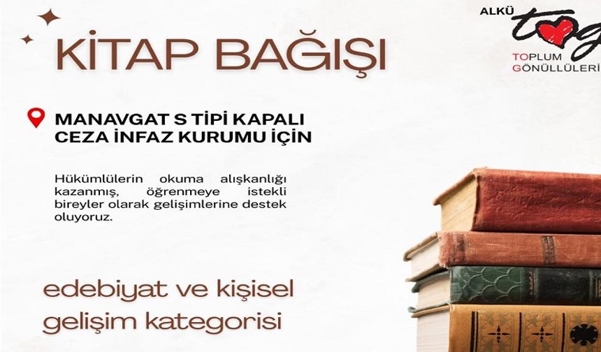 ALKÜTOG’dan Cezaevine Anlamlı Dokunuş: Kitap Bağışı Kampanyası Başladı