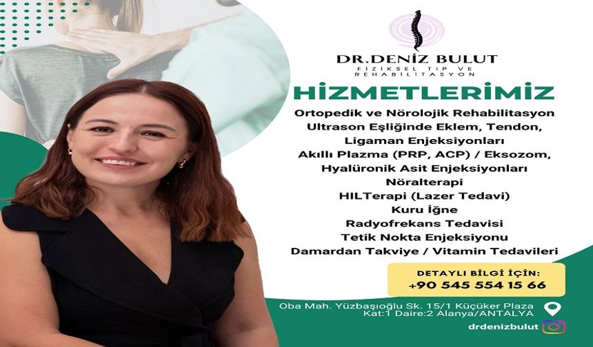 Alanya’da Nöral Terapi ile Ağrısız Yaşam Dönemi Başladı