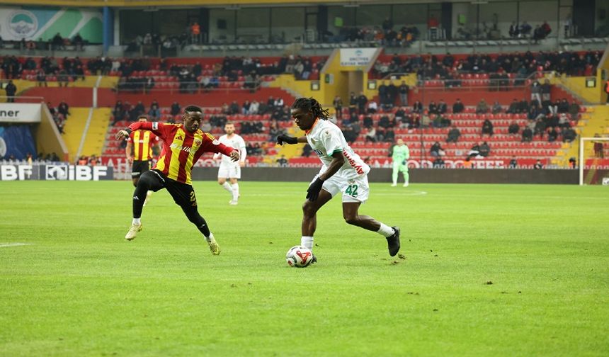 Alanyaspor deplasmandan 1 puanla döndü