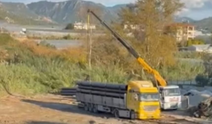 Alanya’da Yeniköy Barajı Hareketlendi: Sulama Boruları Sahaya Ulaştı