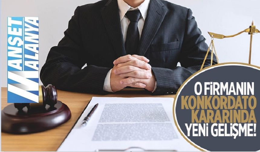 Alanya’da Gıda Şirketi İçin 1 Yıllık Konkordato Kesin Mühleti