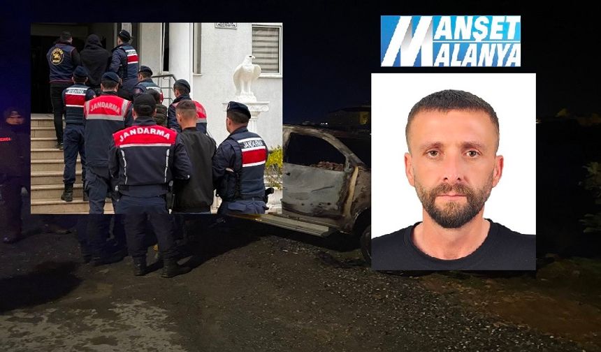 Gazipaşa- Yanmış Araçtan Planlı Cinayet Çıktı: Şoför Koltuğuna Oturtup Kemer Taktırmış