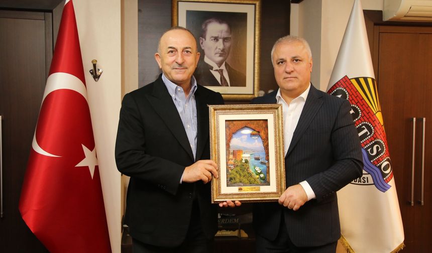 ALTSO’da Dikkat Çeken Ziyaret: Çavuşoğlu, Alanya’nın Gündemini Dinledi