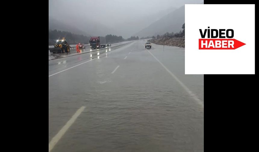 Konya-Antalya Kara Yolunda “Sel” Engeli