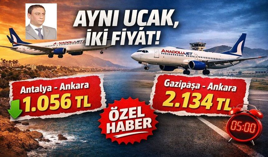 Alanya’ya Ceza mı Kesildi? Uçak Var Ama Binene Sabır! Antalya 1000 TL, Alanya 2000 TL