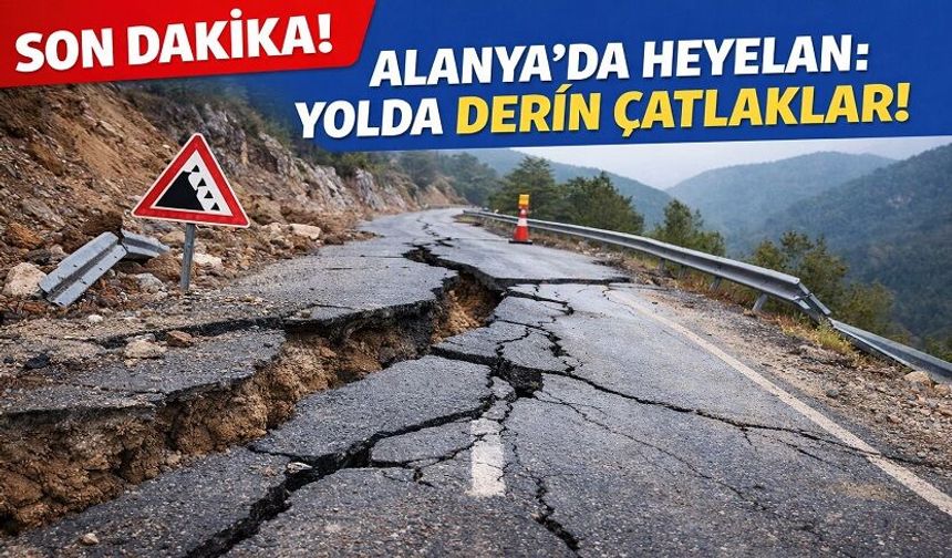 Heyelan Vurdu! 3 Mahallenin Yolu Çöküyor