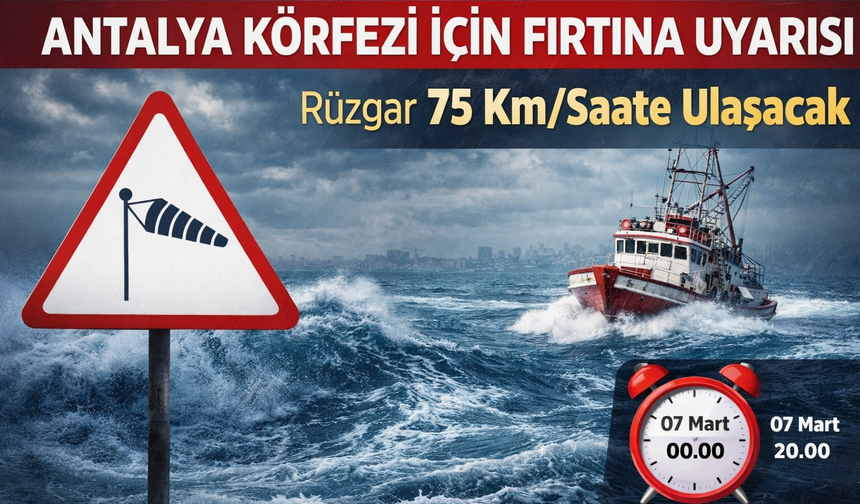 Meteorolojiden Kritik Uyarı: Fırtına Bekleniyor