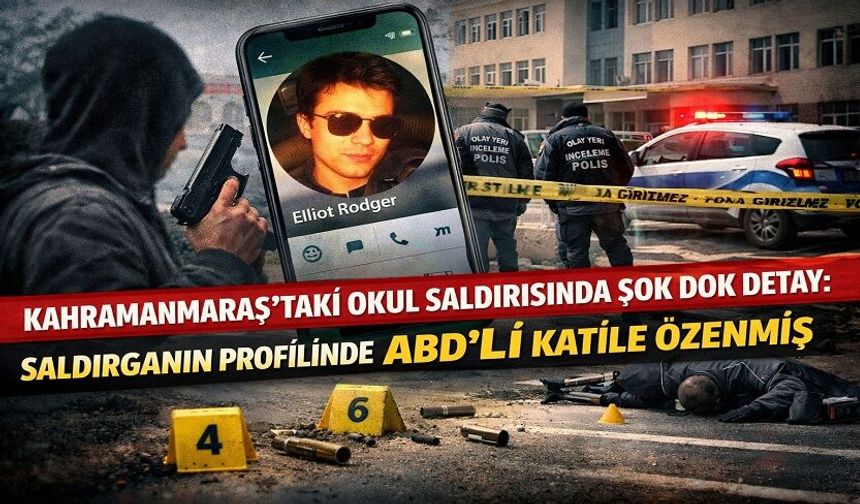 Kahramanmaraş’taki Okul Saldırısında Şok Detay: ABD’li Katile Özenmiş