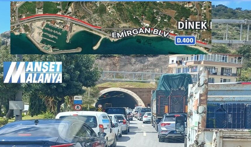 Alanya'da tünel değil, Çile açıldı