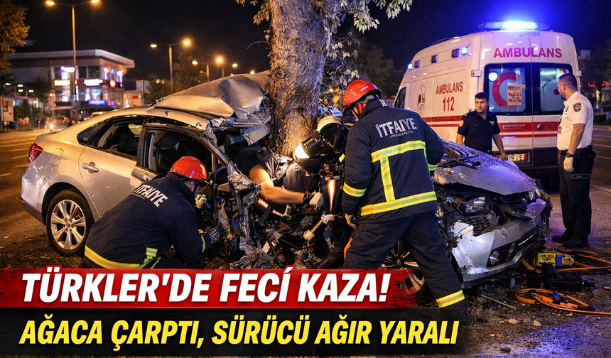 Alanya’da Feci Kaza! Araç Parçalandı, Sürücü Ağır Yaralı