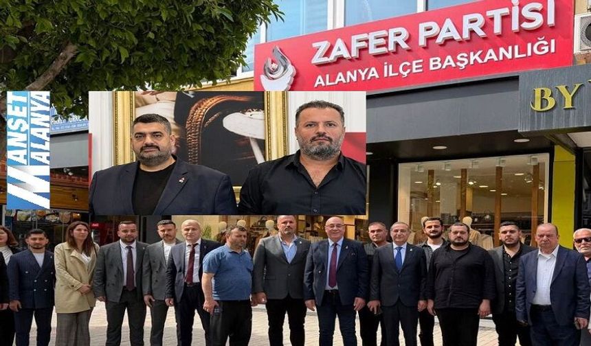 Zafer Partisi Alanya’da Görev Değişimi: Yeni Başkan Fikret Türkoğlu. İşte yeni yönetim!