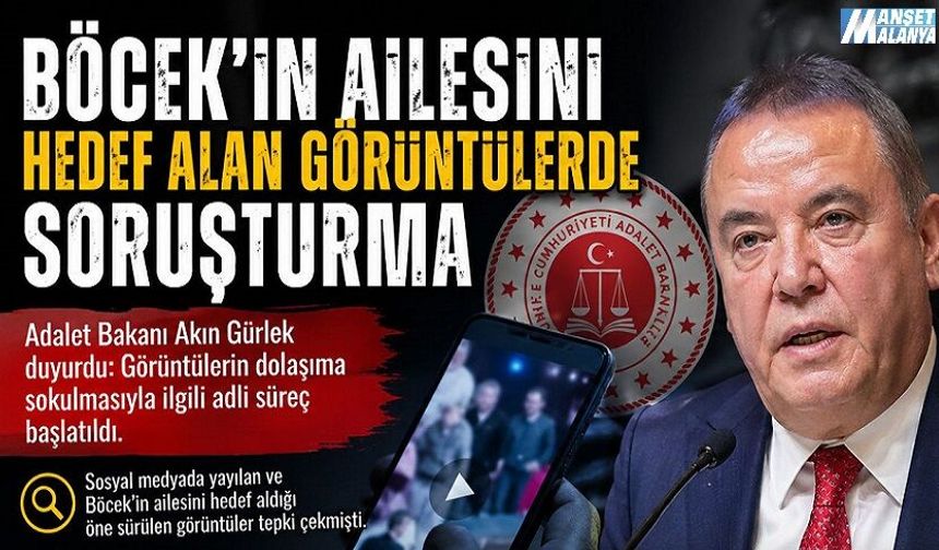 Böcek’in Ailesini Hedef Alan Görüntülerde Soruşturma