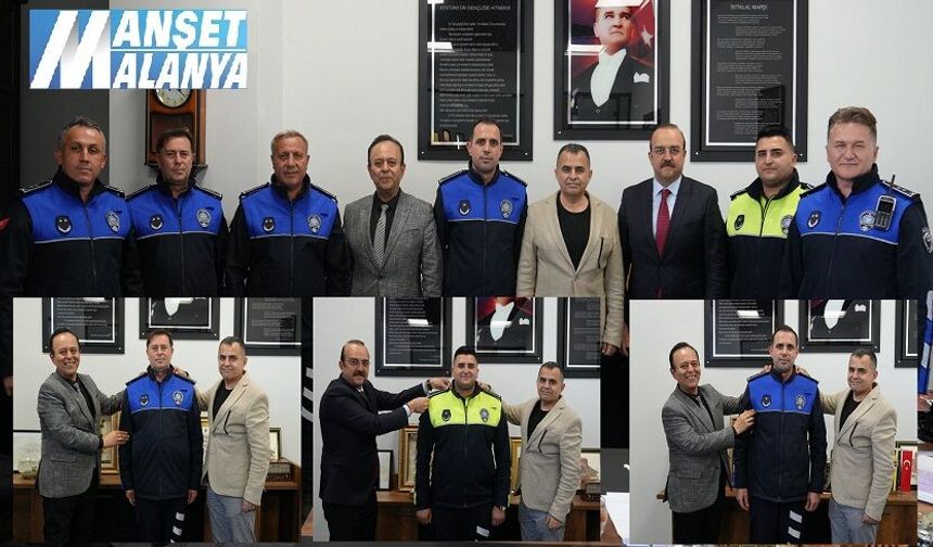 Alanya Zabıtasında Yeni Dönem: Amir ve Komiser Rütbeleri Takdim Edildi