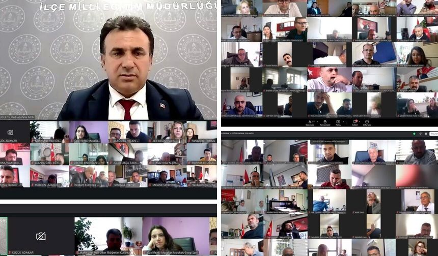 Alanya’da Kritik Toplantı: Tüm Okul Müdürleri Online Toplandı