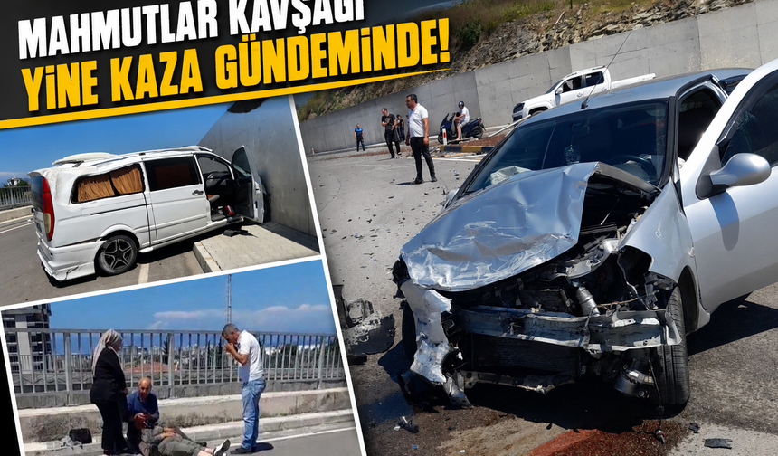 Alanya Doğu Çevreyolu’nda Korkutan Çarpışma